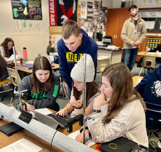 students in college in the classroom course