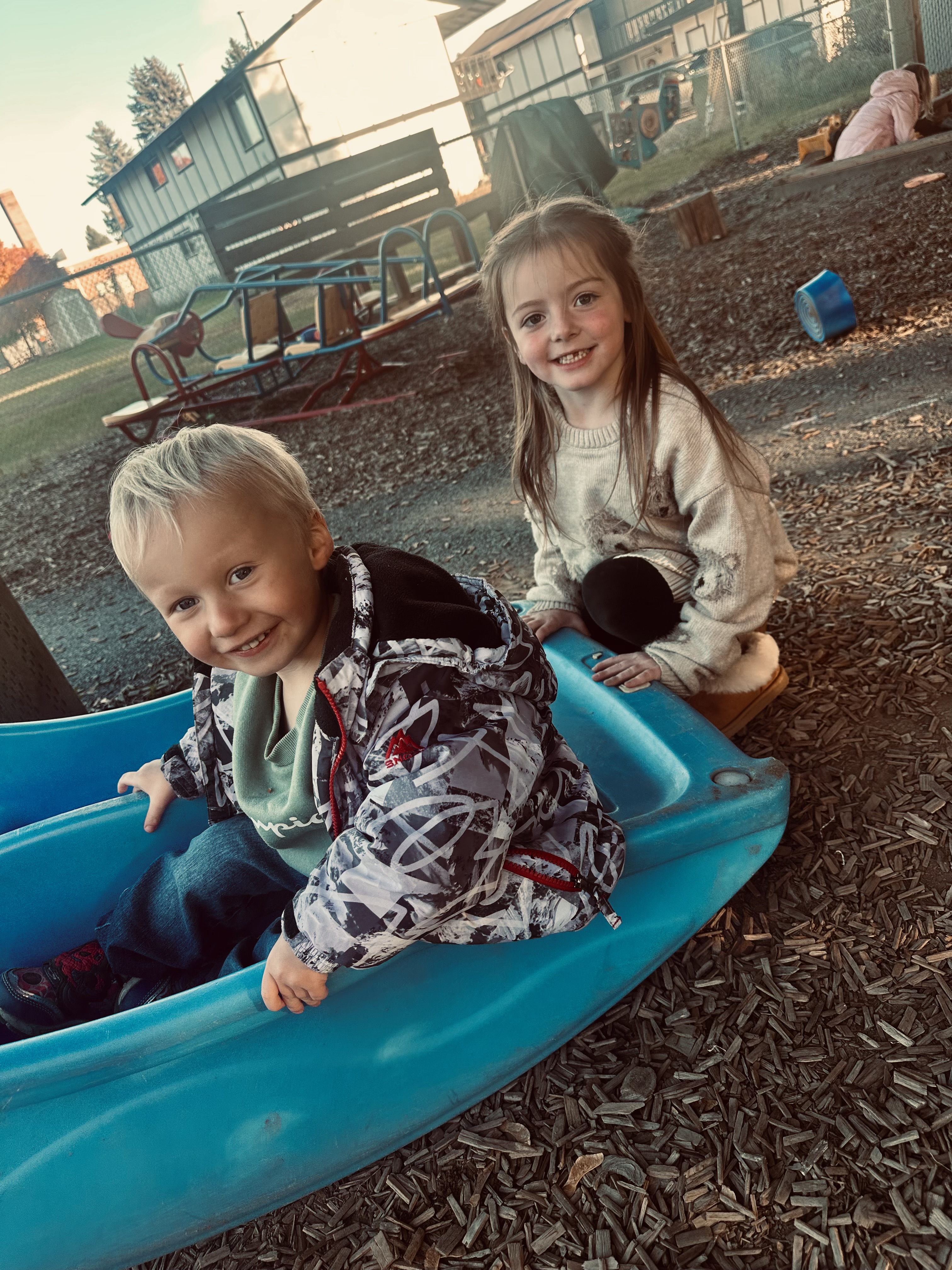 kids playing outside