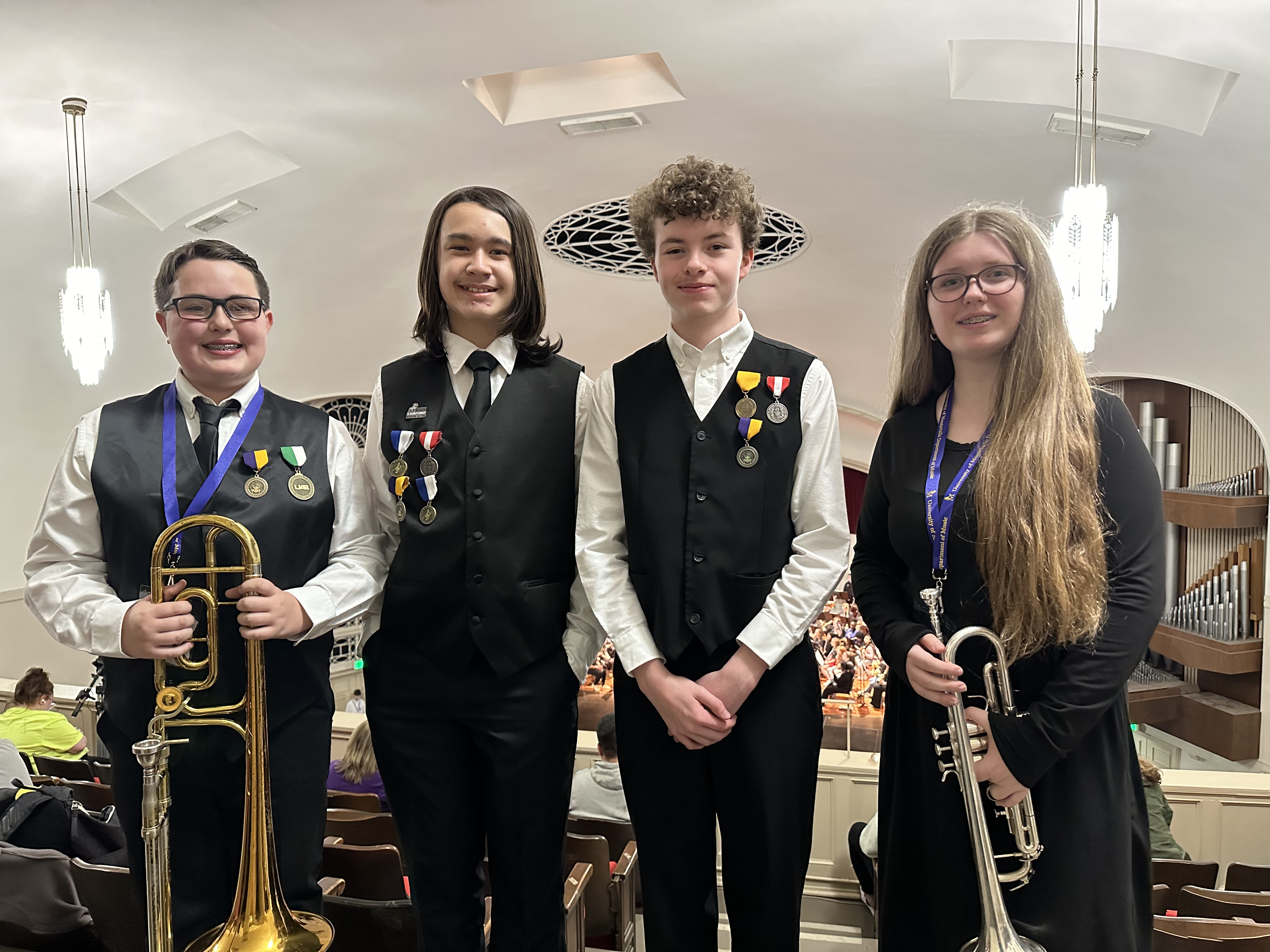 Students at Montevallo Honor Band