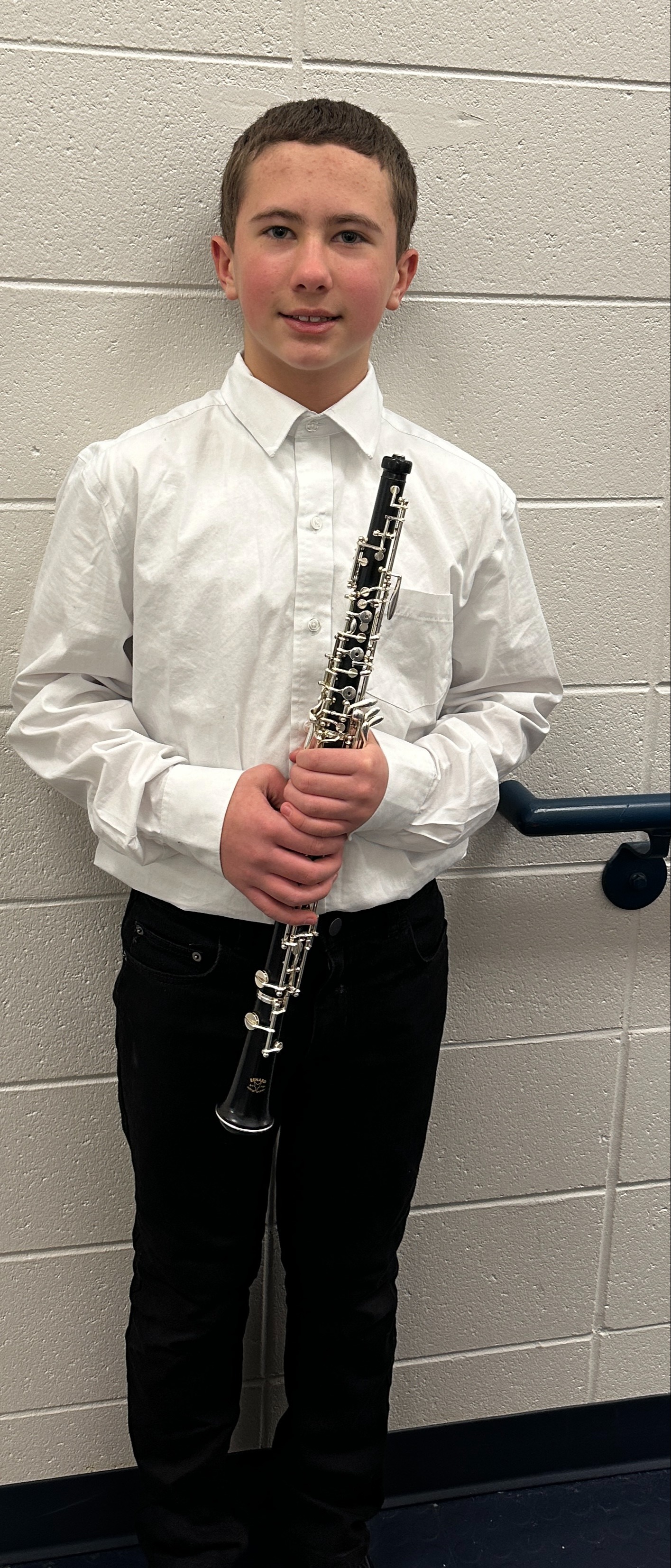 Student at District IV Honor Band