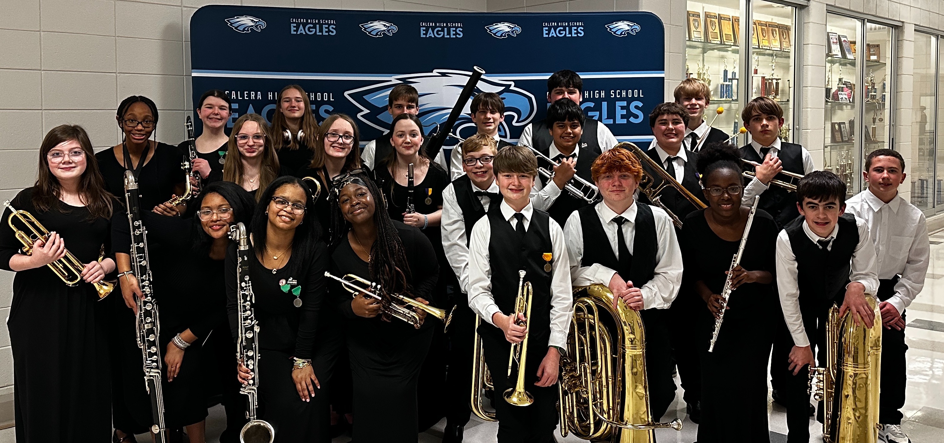 Students at All County Honor Band