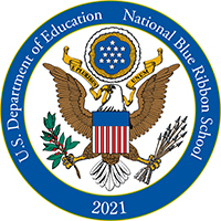 BLUE RIBBON SCHOOL LOGO 2021