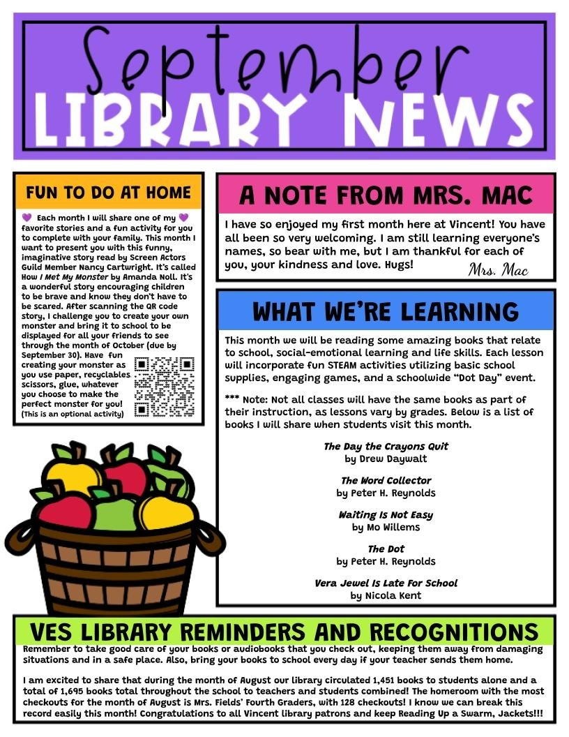 September Library Newsletter English