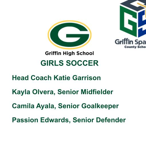 Griffin Girls Soccer List of Athletes