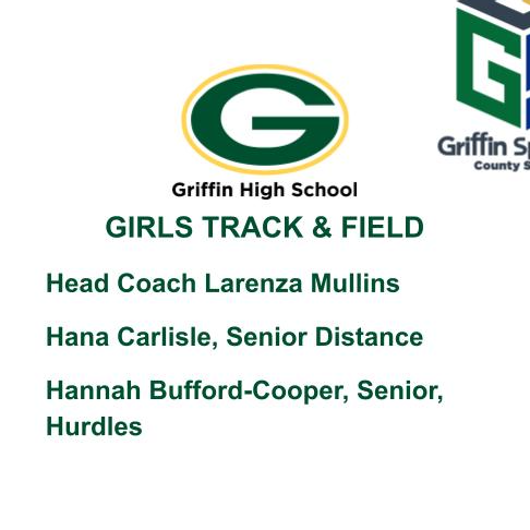 Griffin Girls Track List of Athletes