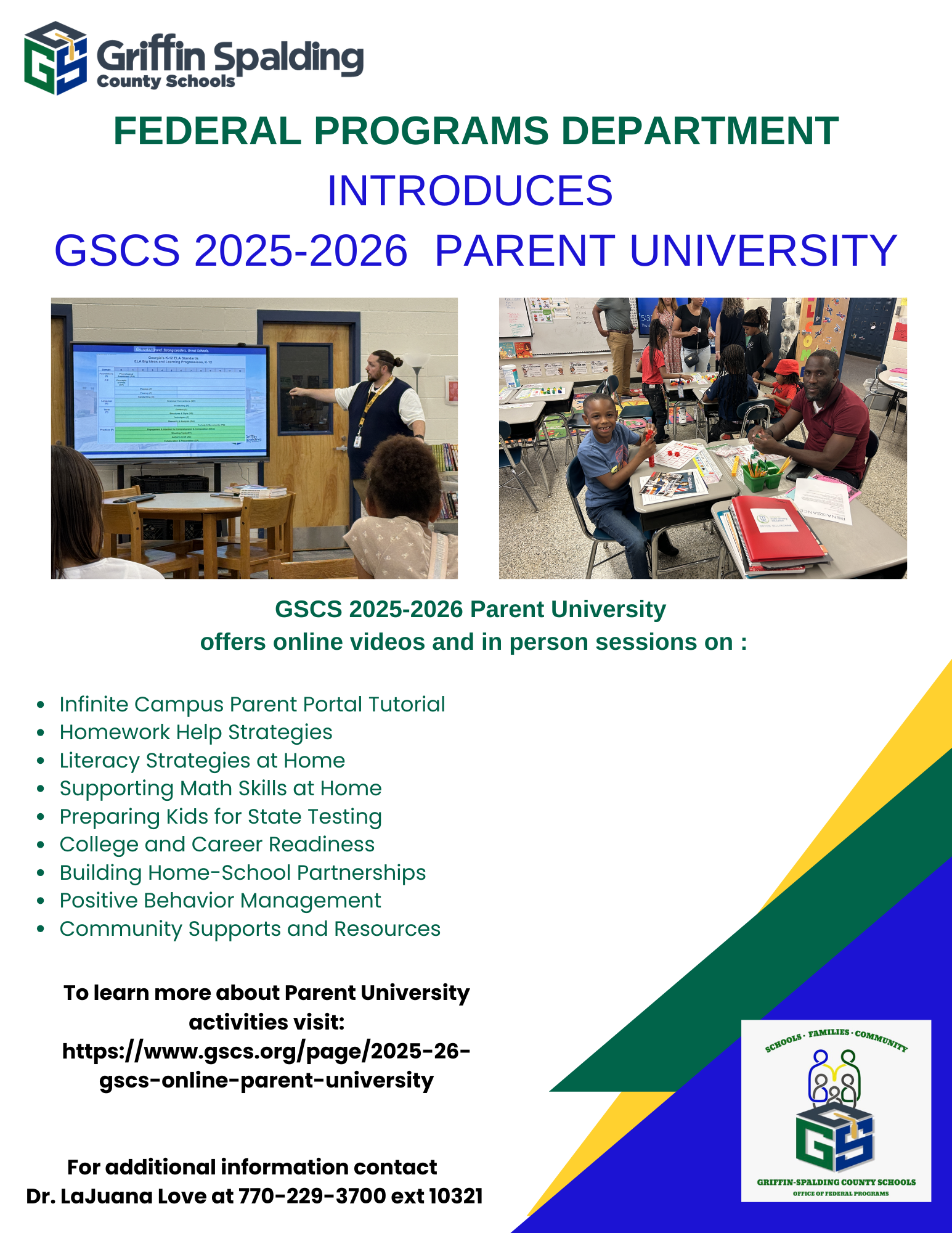 GSCS Parent University