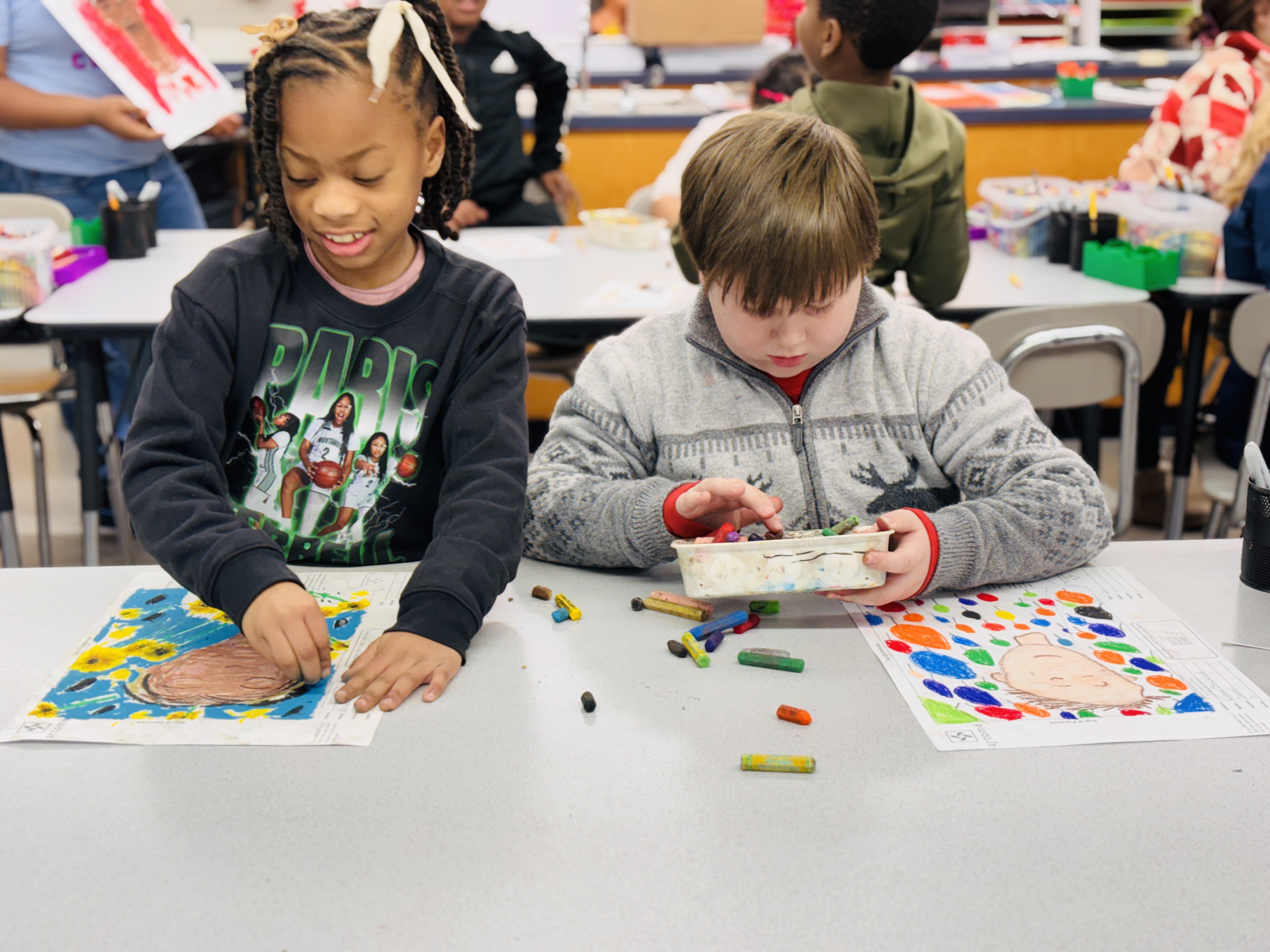 students engaged in learning.