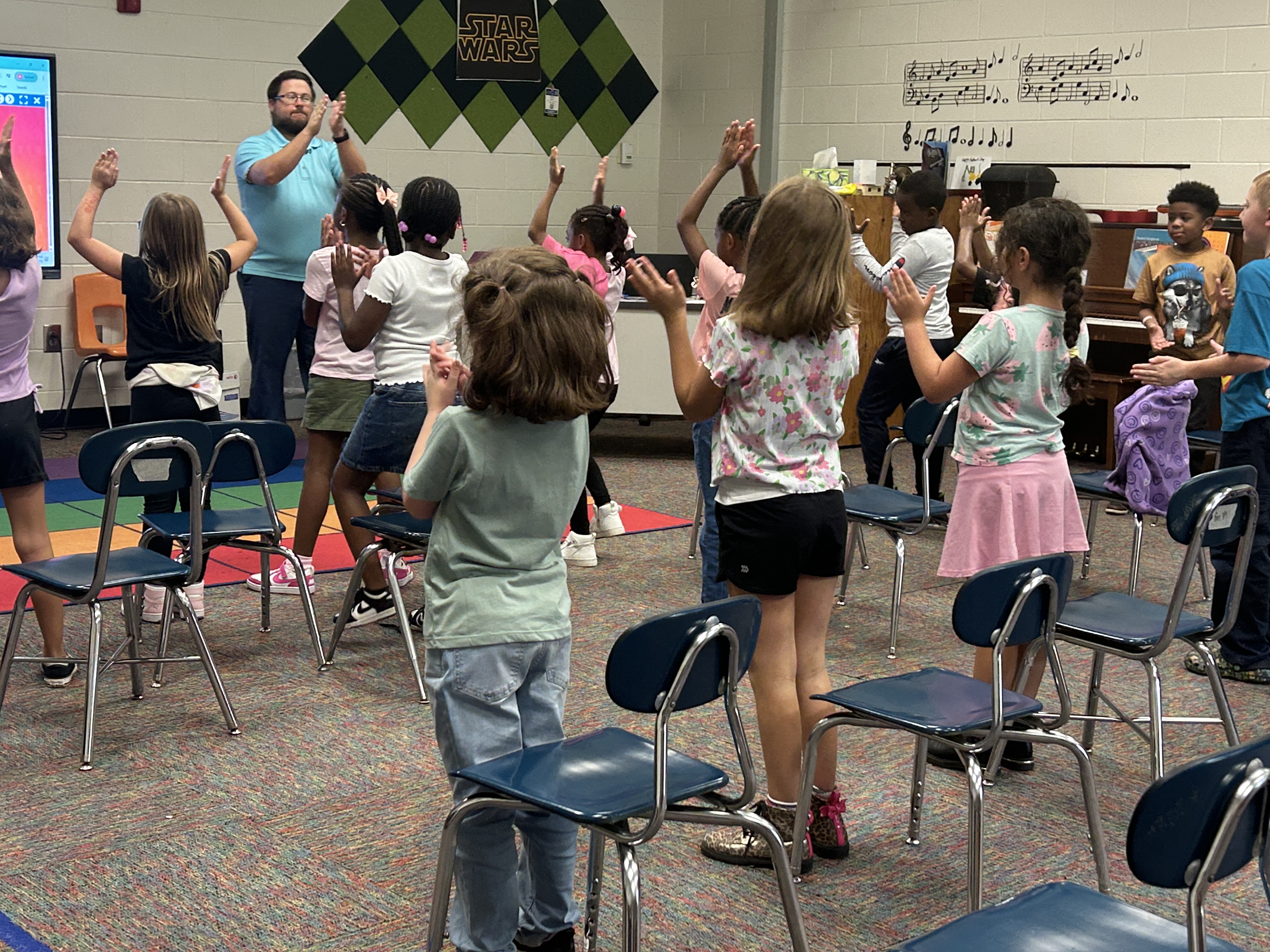 students engaged in learning.