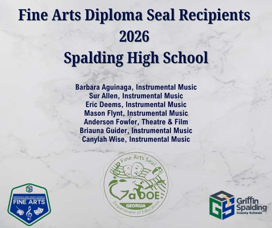 Names of Fine Arts Diploma Seal Recipients