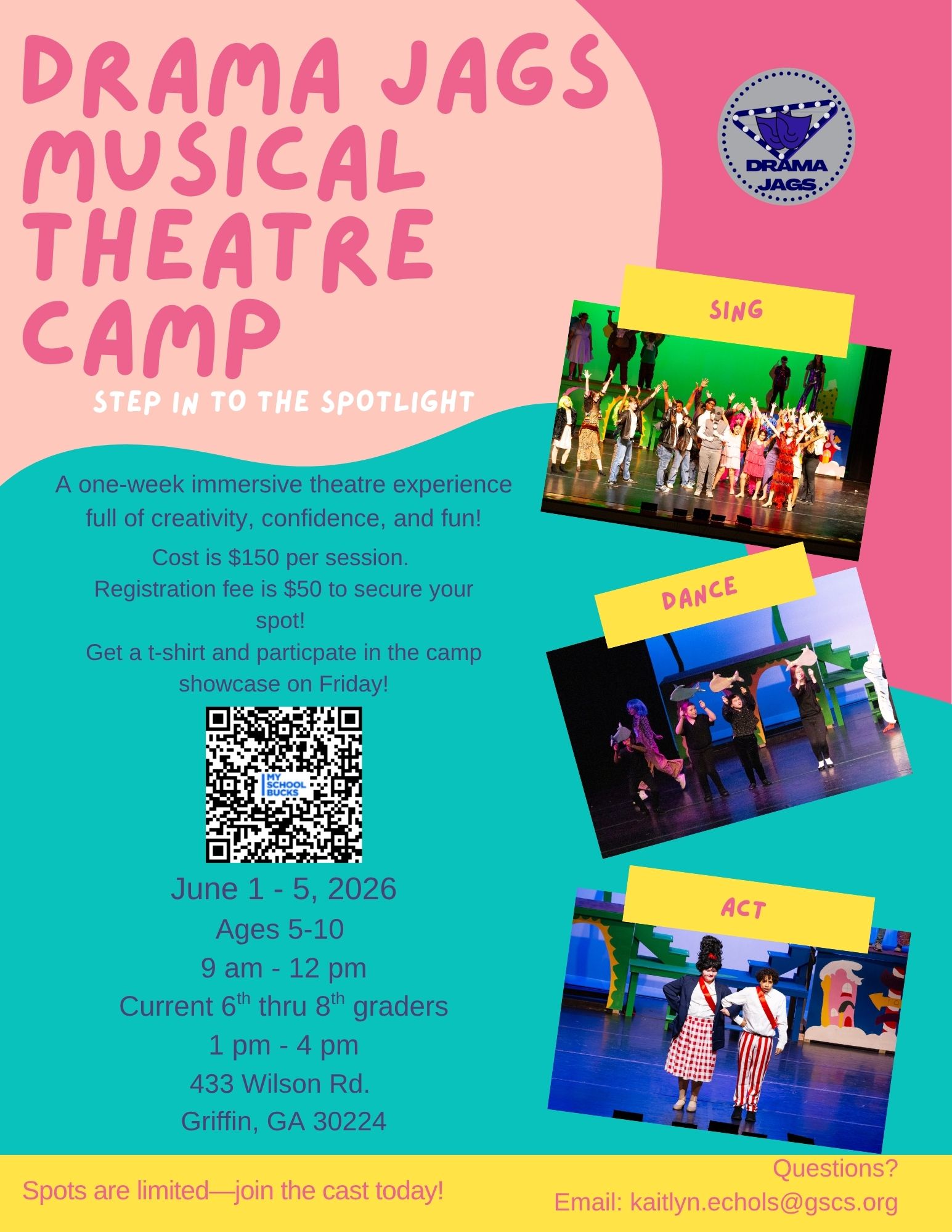 Drama Jags Musical Theatre Camp