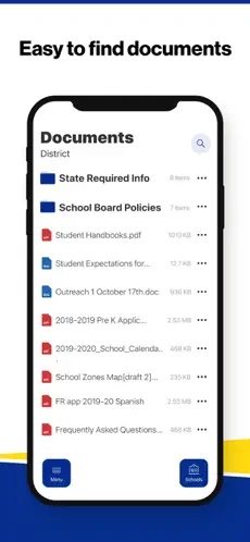 Easy to find documents Documents School Board Policies school zones Madidraft 2 . FRaDo 2019-20 Spirish