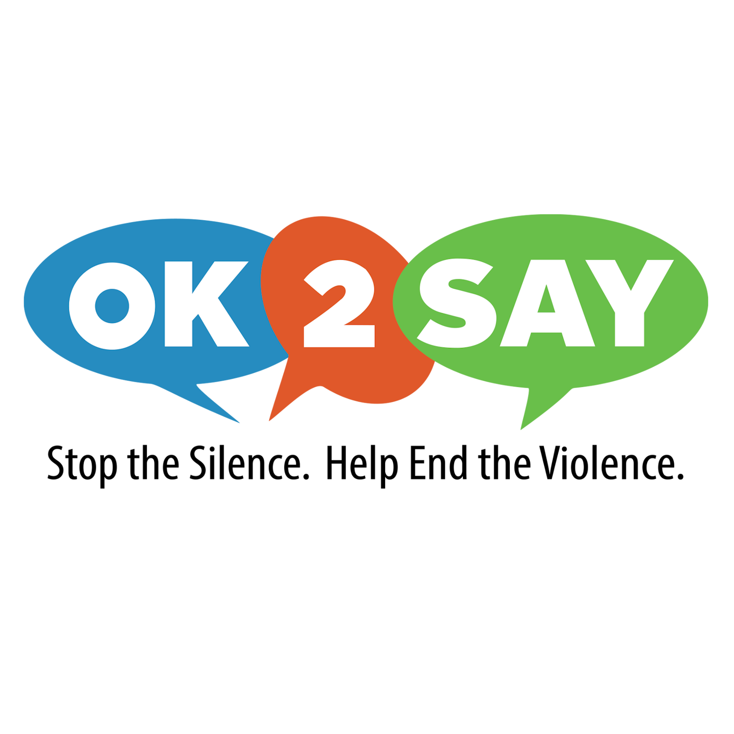 ok 2 say stope the silence. help end the violence