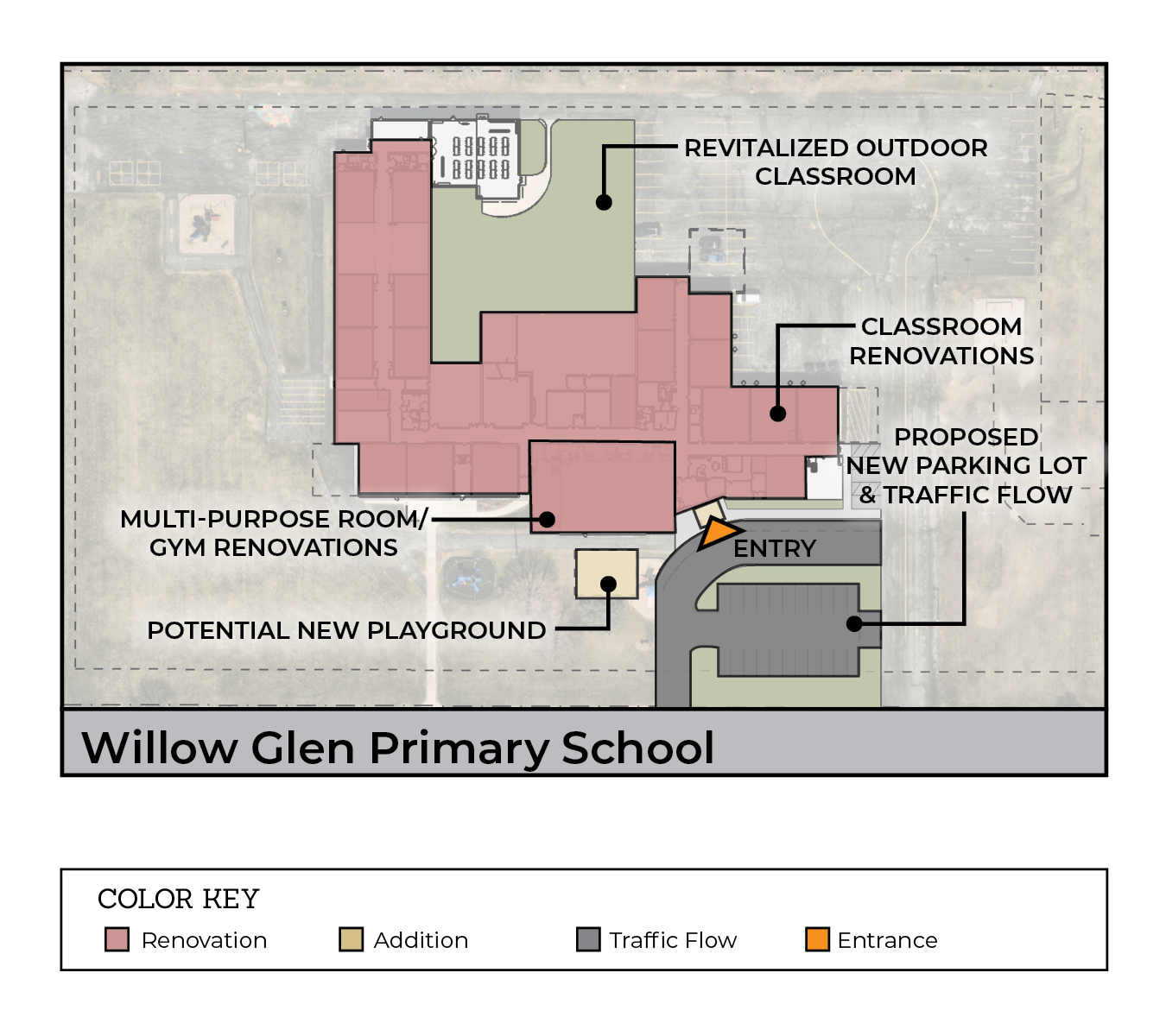 Willow Glen Primary School Site Map