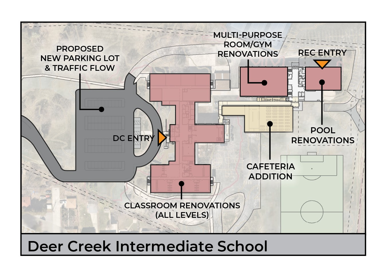 Deer Creek Intermediate School School Site Map