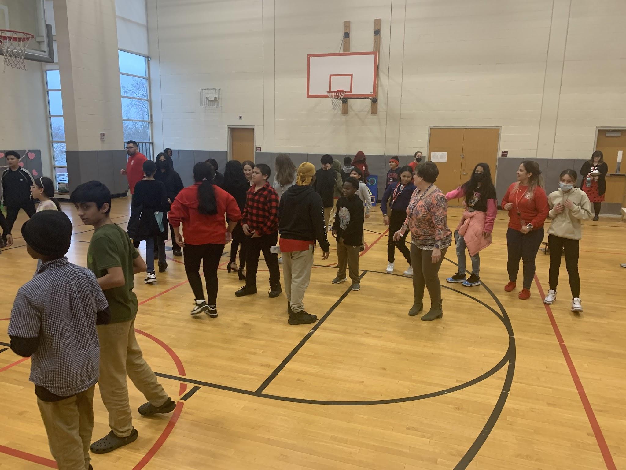 Burr Students "shared the love" during our February Social!