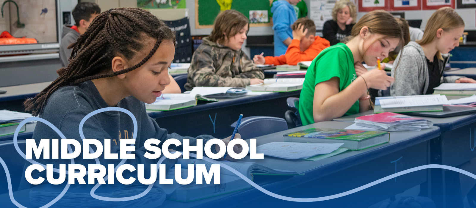 Middle School Curriculum banner