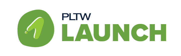 PLTW Launch logo and link