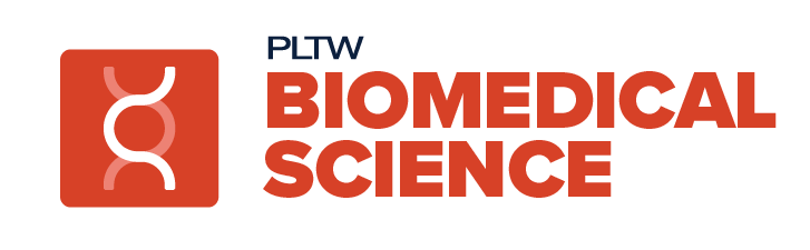 PLTW Biomedical Science logo and link