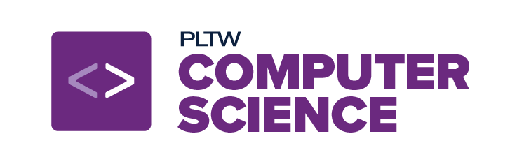 PLTW Computer Science logo and link