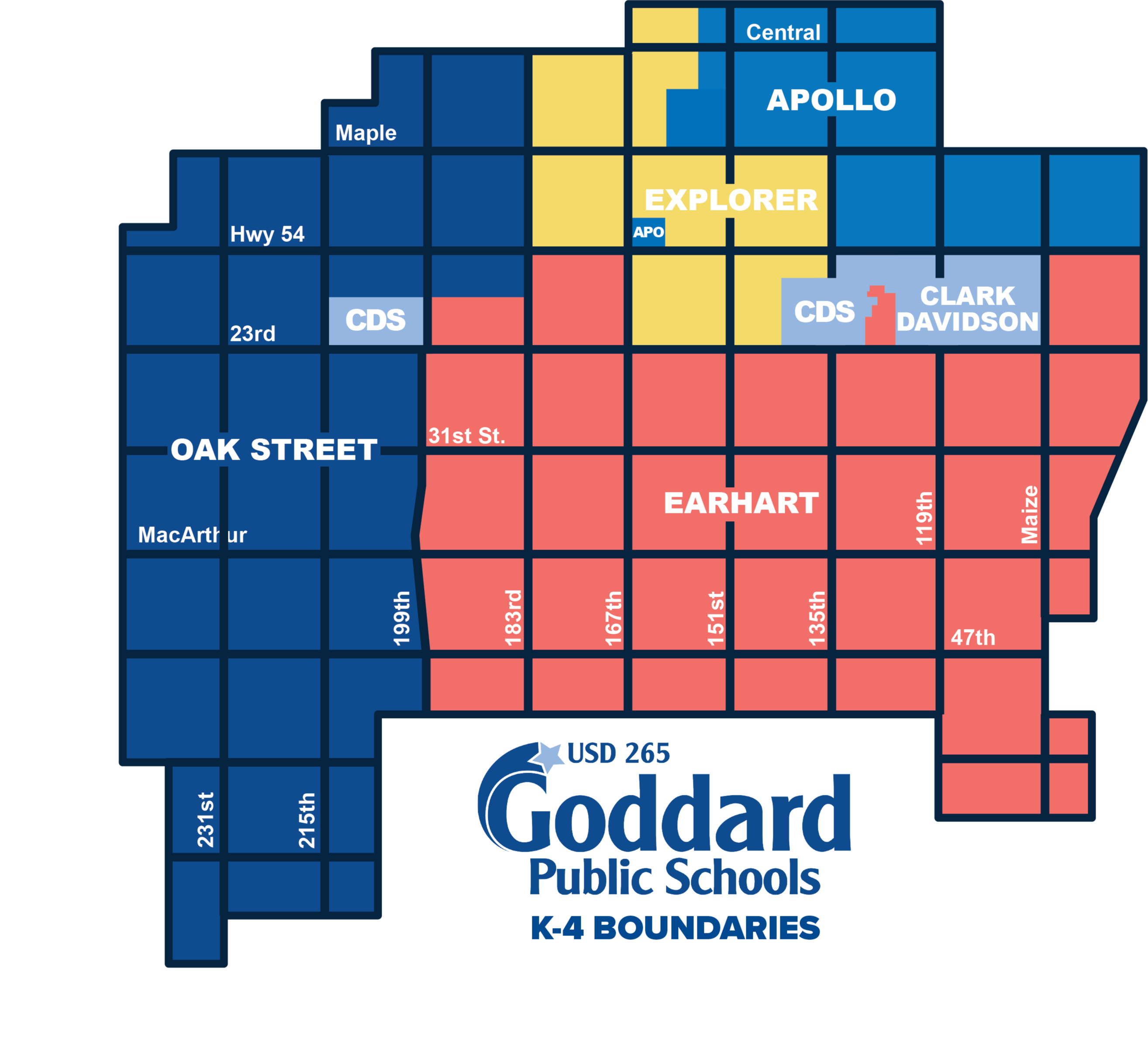 USD 265 K-4 School Boundary Maps