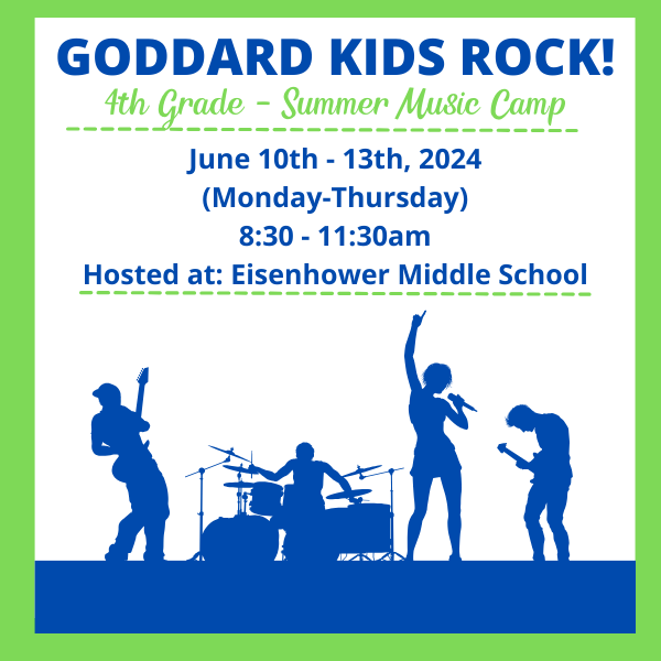 4th Grade Summer Music Camp flyer