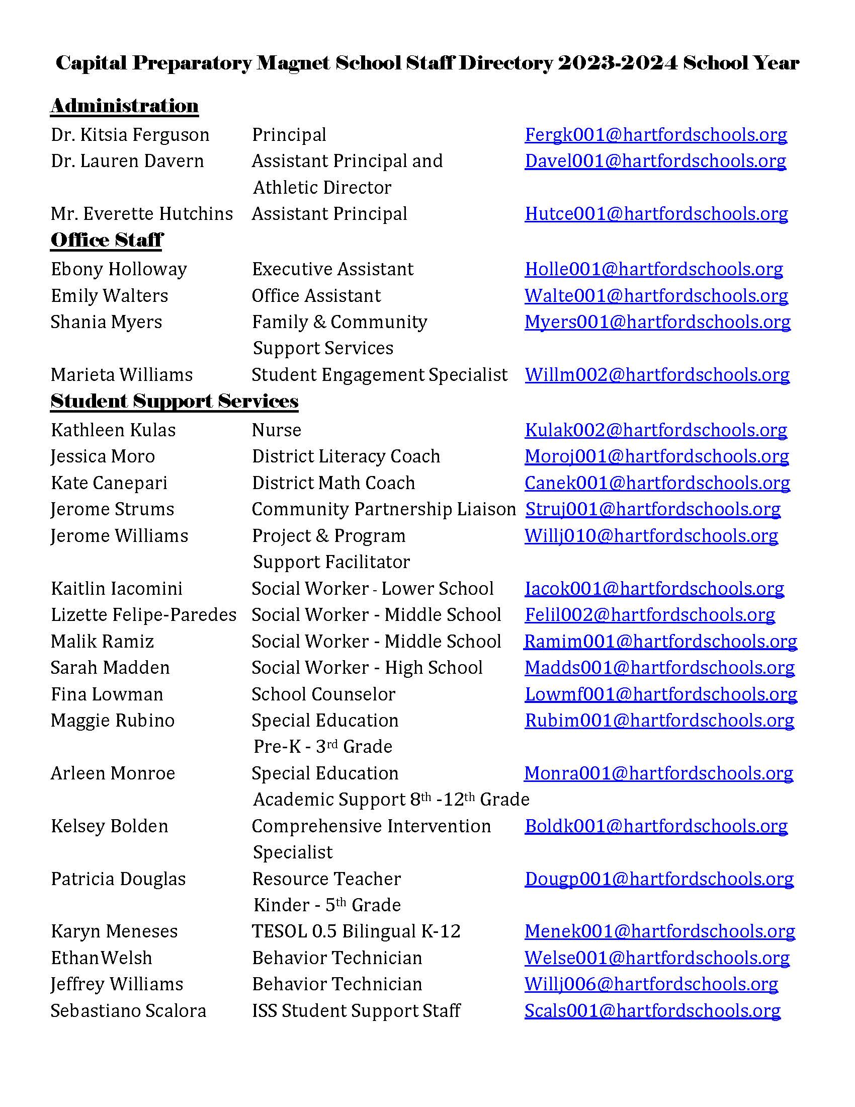 staff list 1