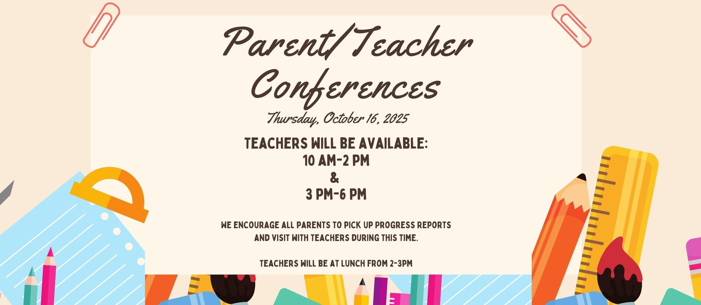 Parent/Teacher Conferences