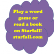 play a word game or read a book on starfall starfall.com