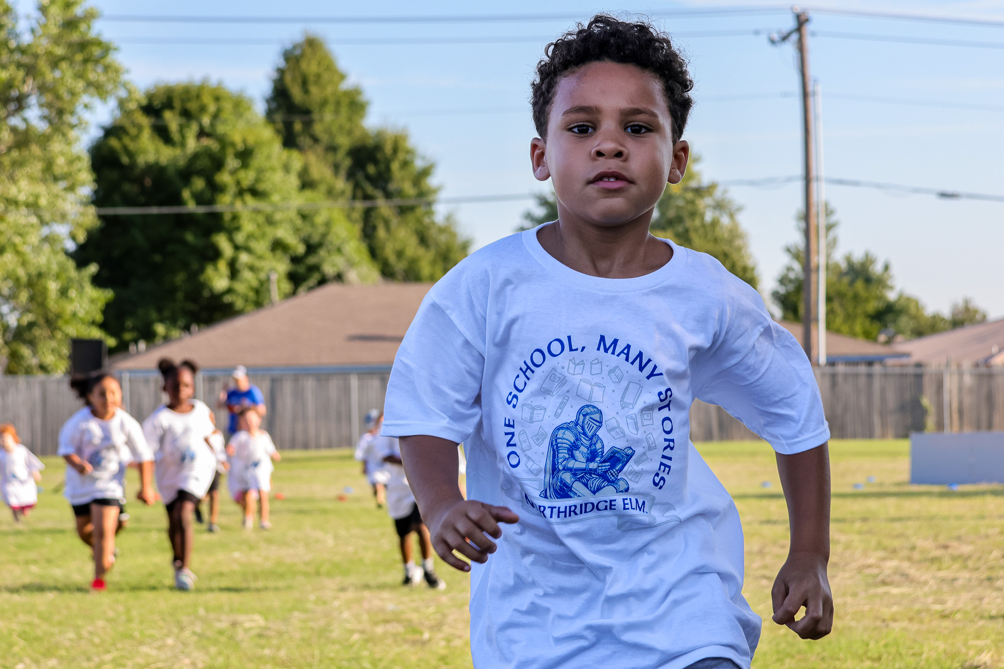 child running
