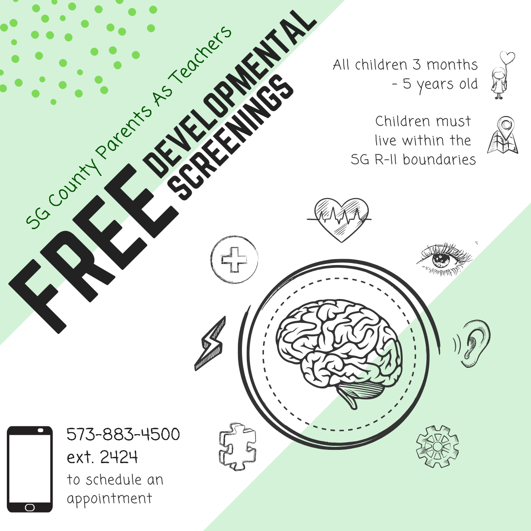 Free Developmental Screenings Flyer