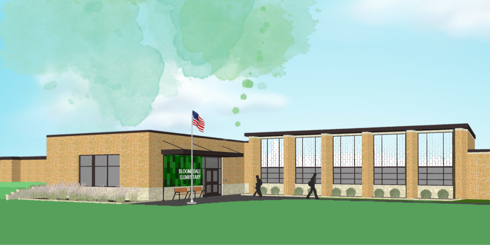 Bloomsdale Elementary Project Rendering