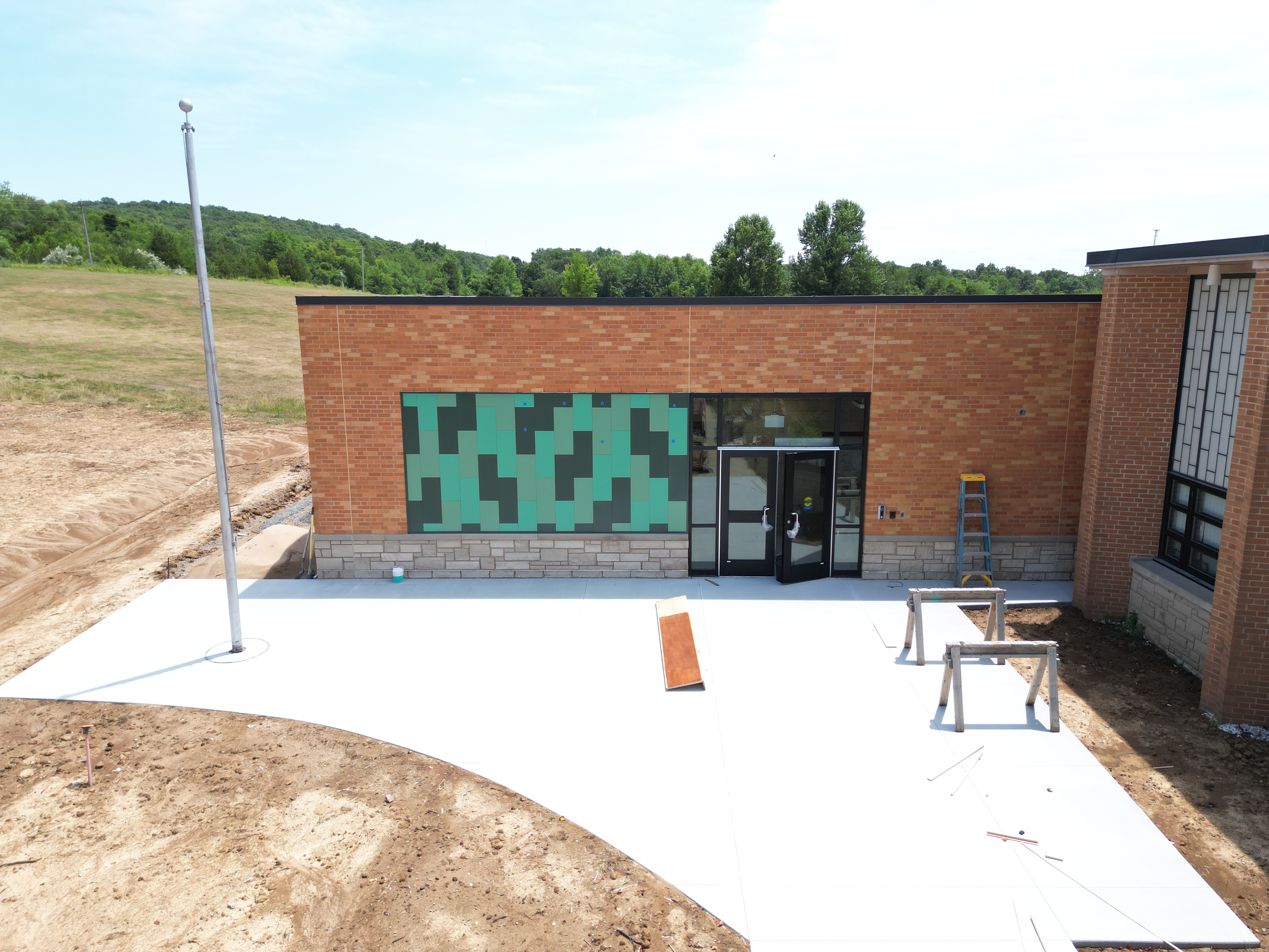 Bloomsdale Elementary Project Progress Photo