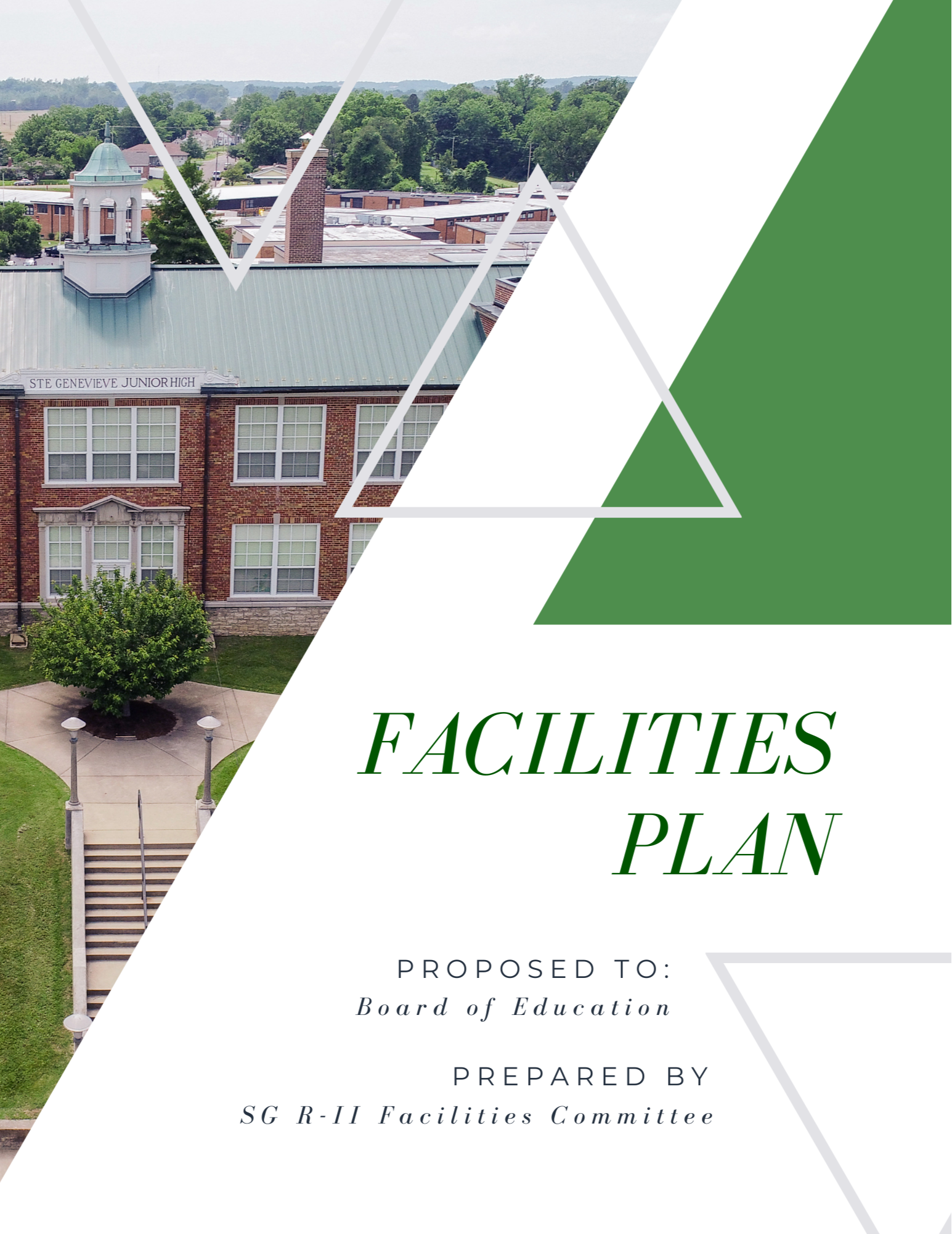 Photo of the cover of the Facilities Plan