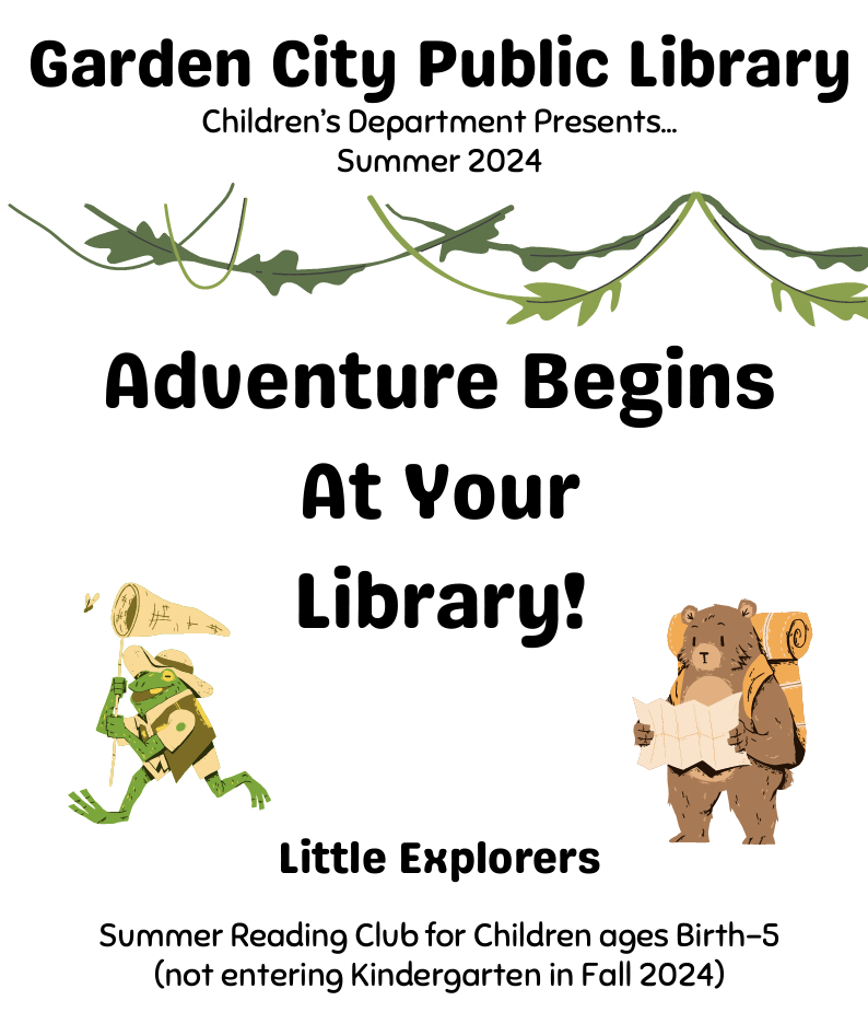 preschool library program brochure