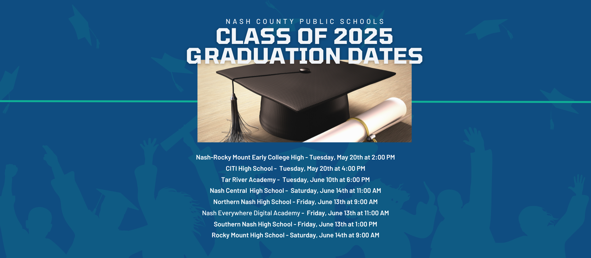 Upcoming Grauation Dates