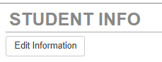 Student info login field