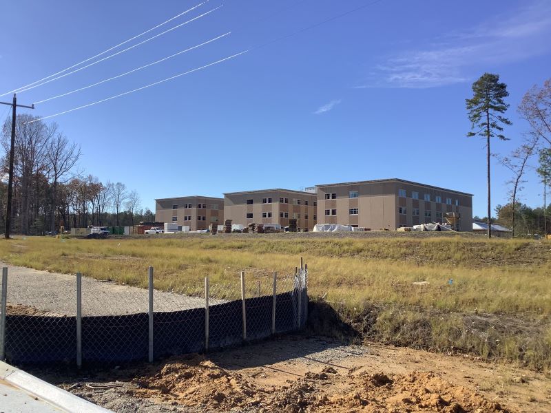 Buildings under construction