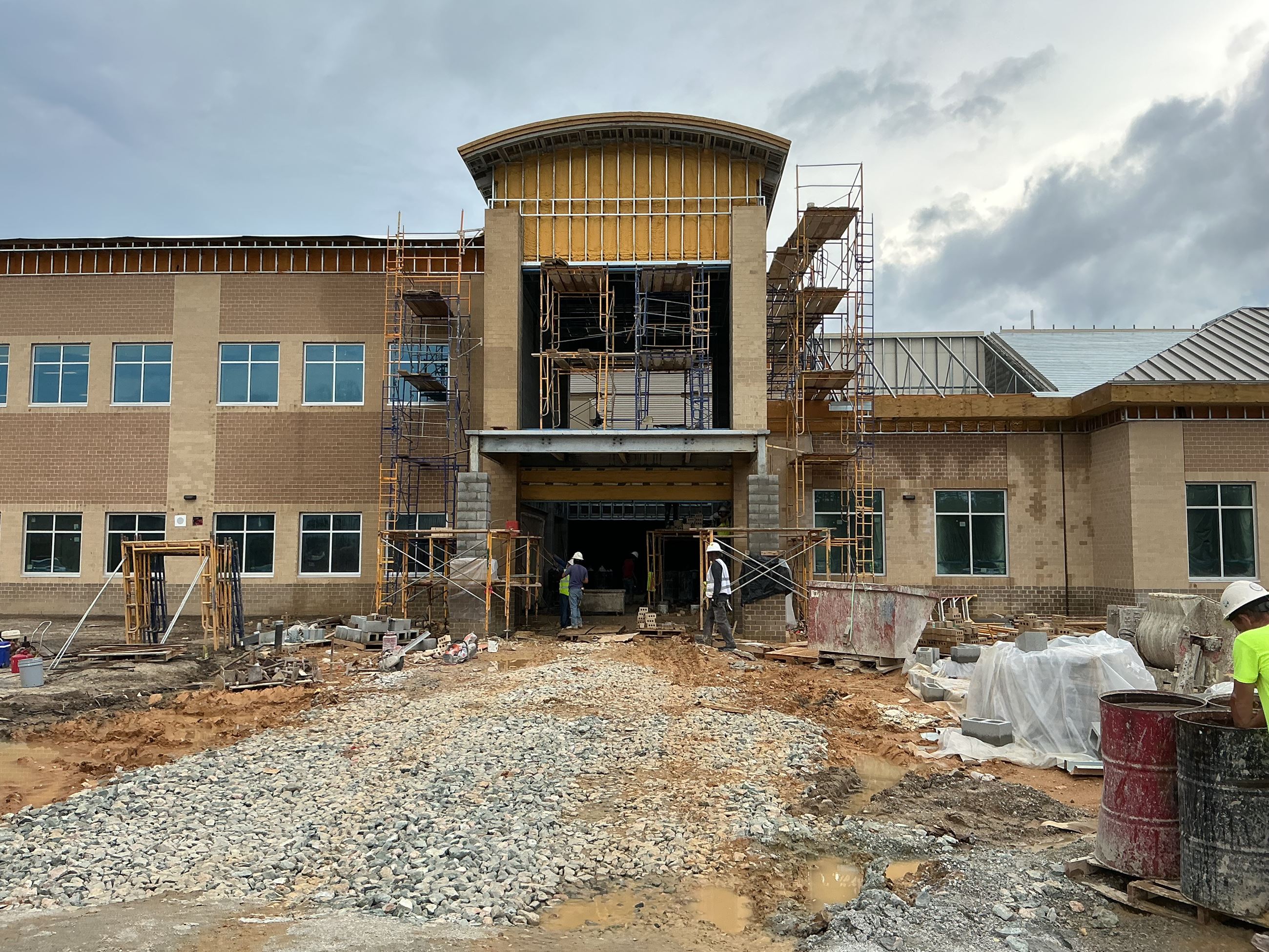 Deep Creek Middle under construction
