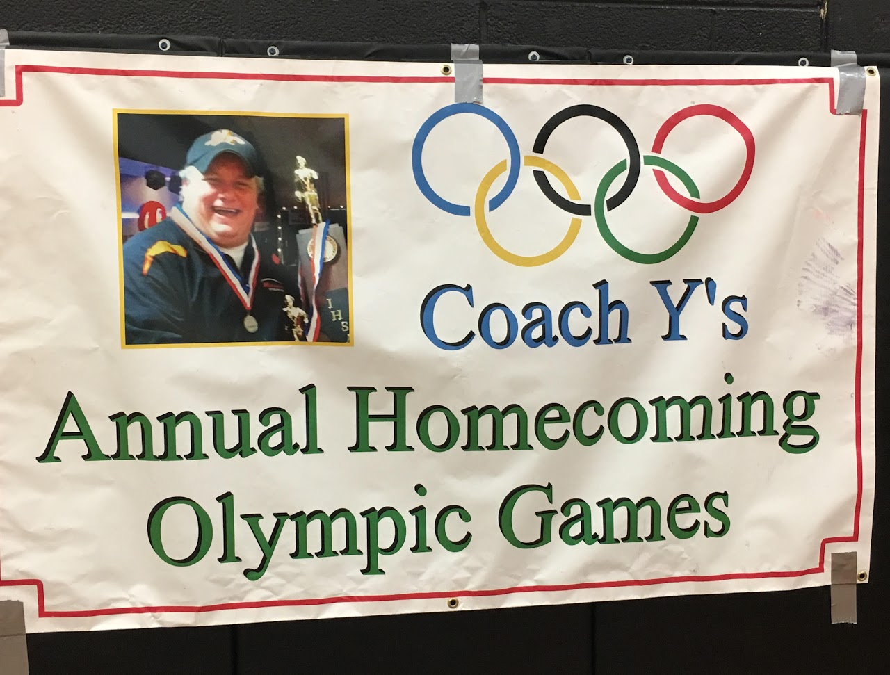 annual homecoming olympic games poster