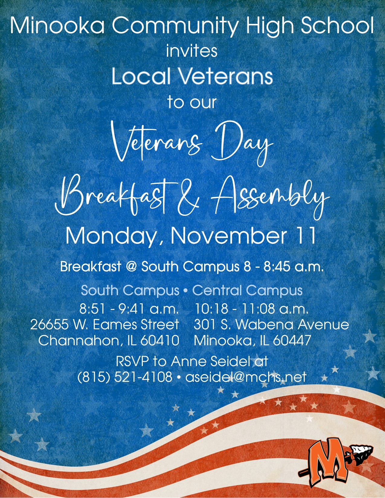 veterans day invite