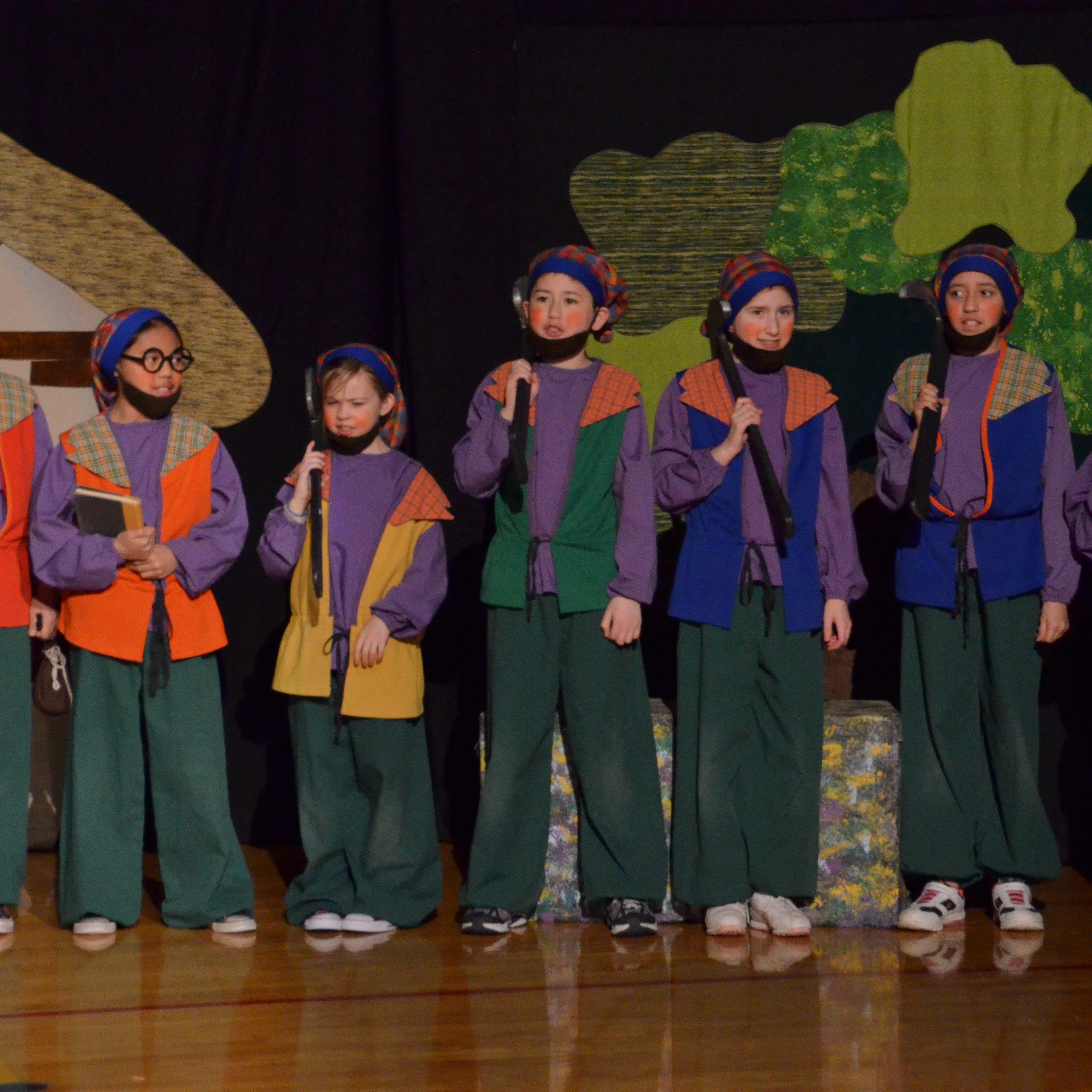 Children performing in a play