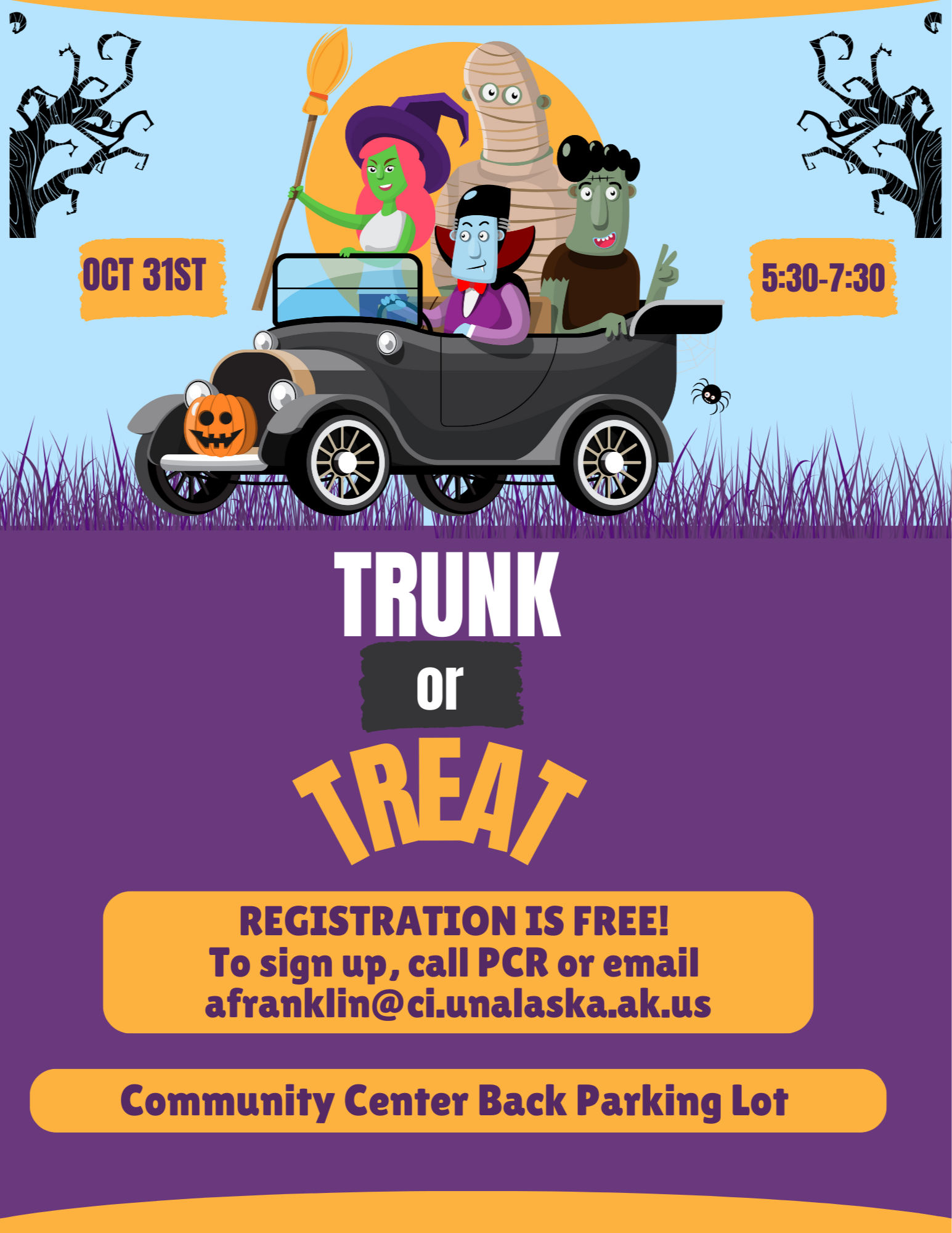 24 trunk or treat