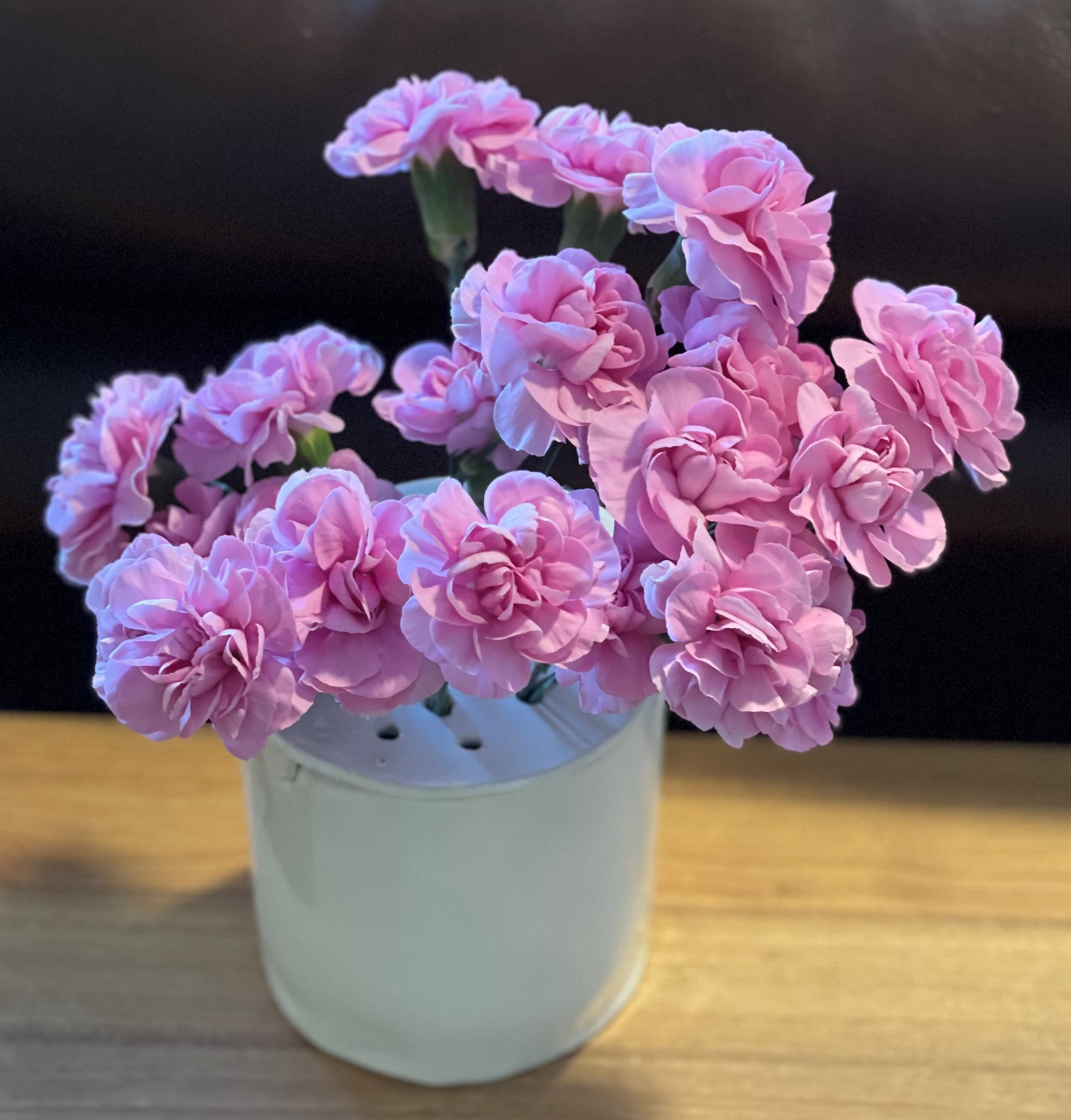 Handmade pink paper flowers