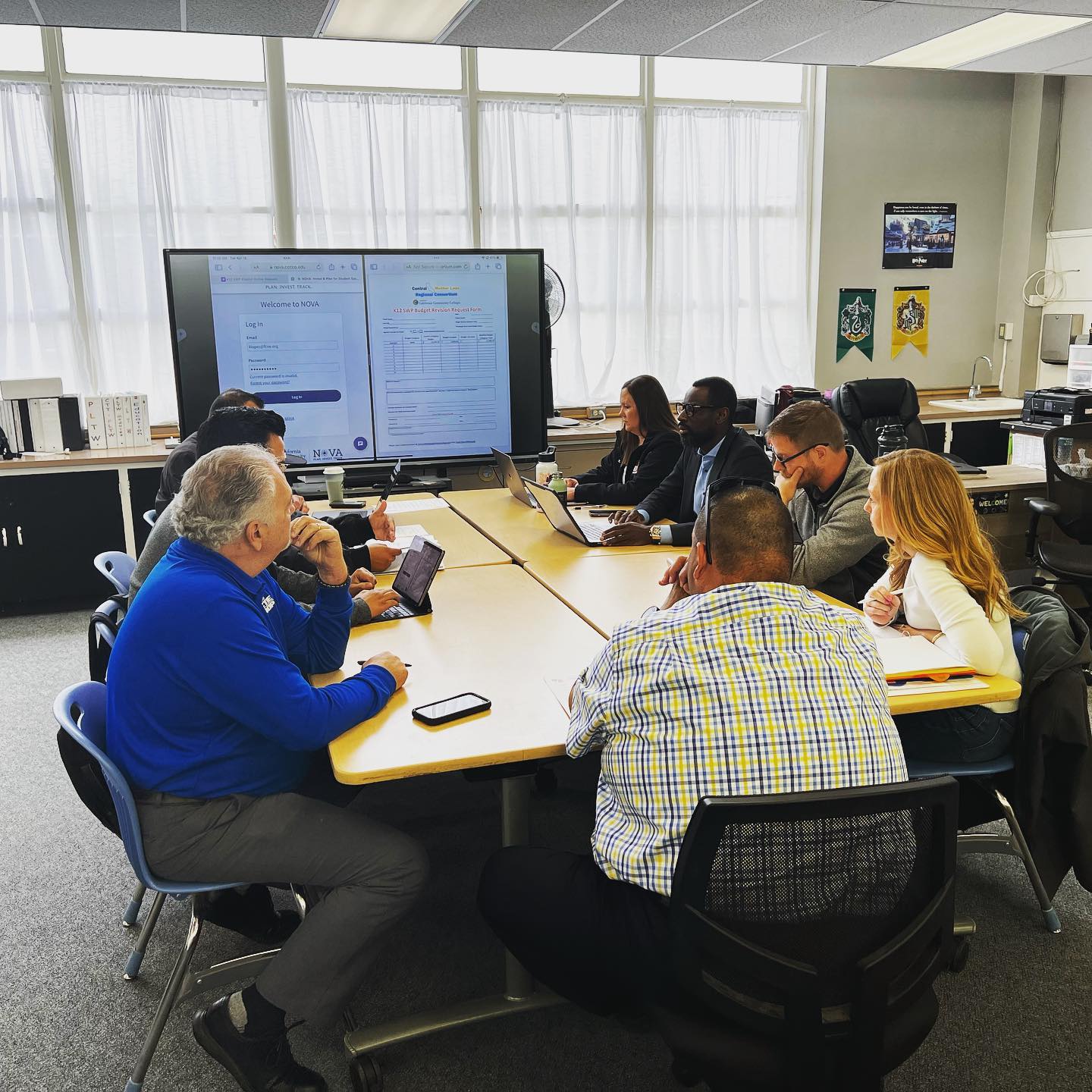 Meeting at Ed Services