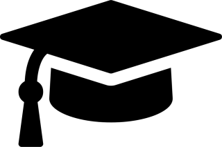 outline of a graduation cap
