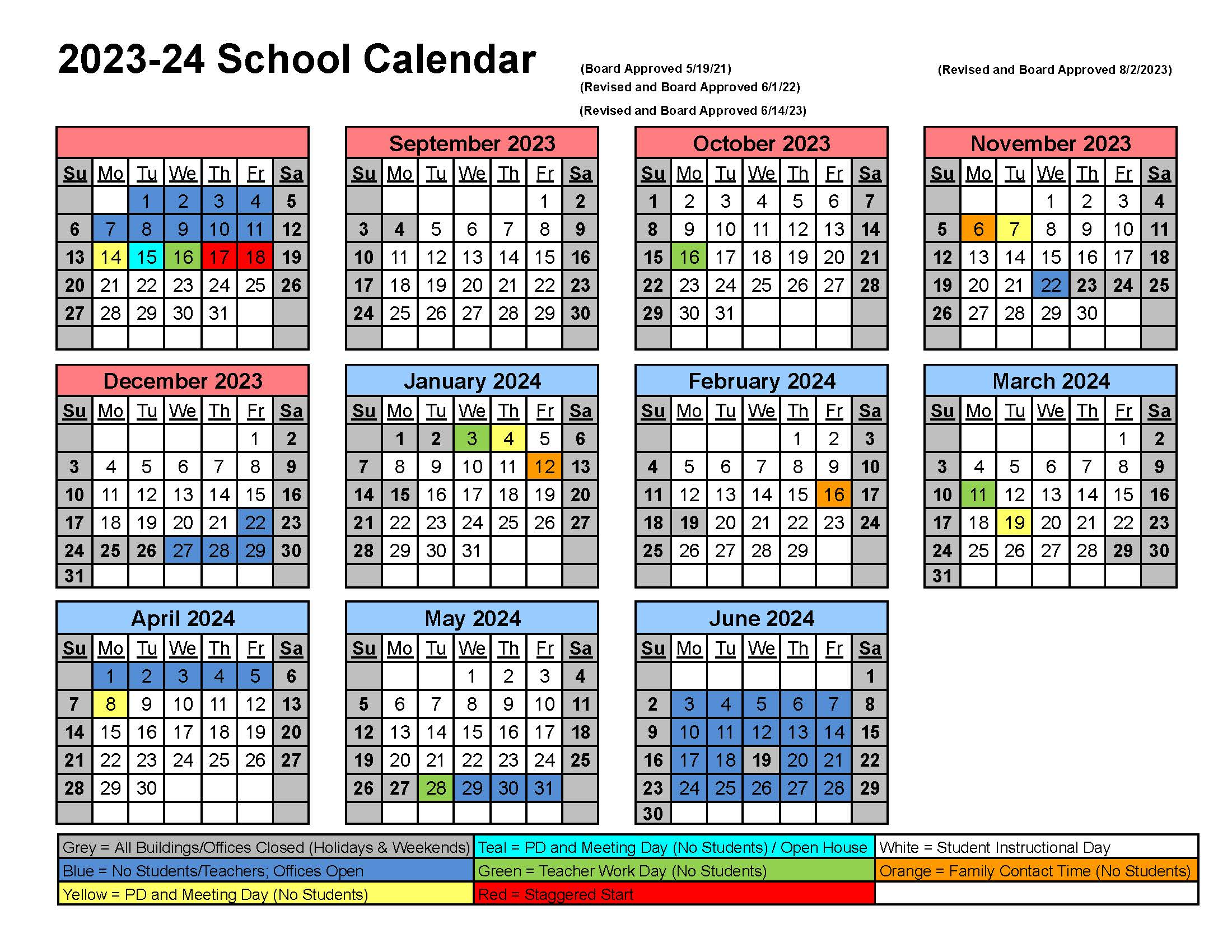 Washington County School District Calendar 2025