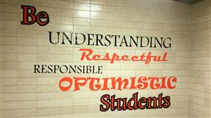 Be understanding, respectful, responsible, optimistic students