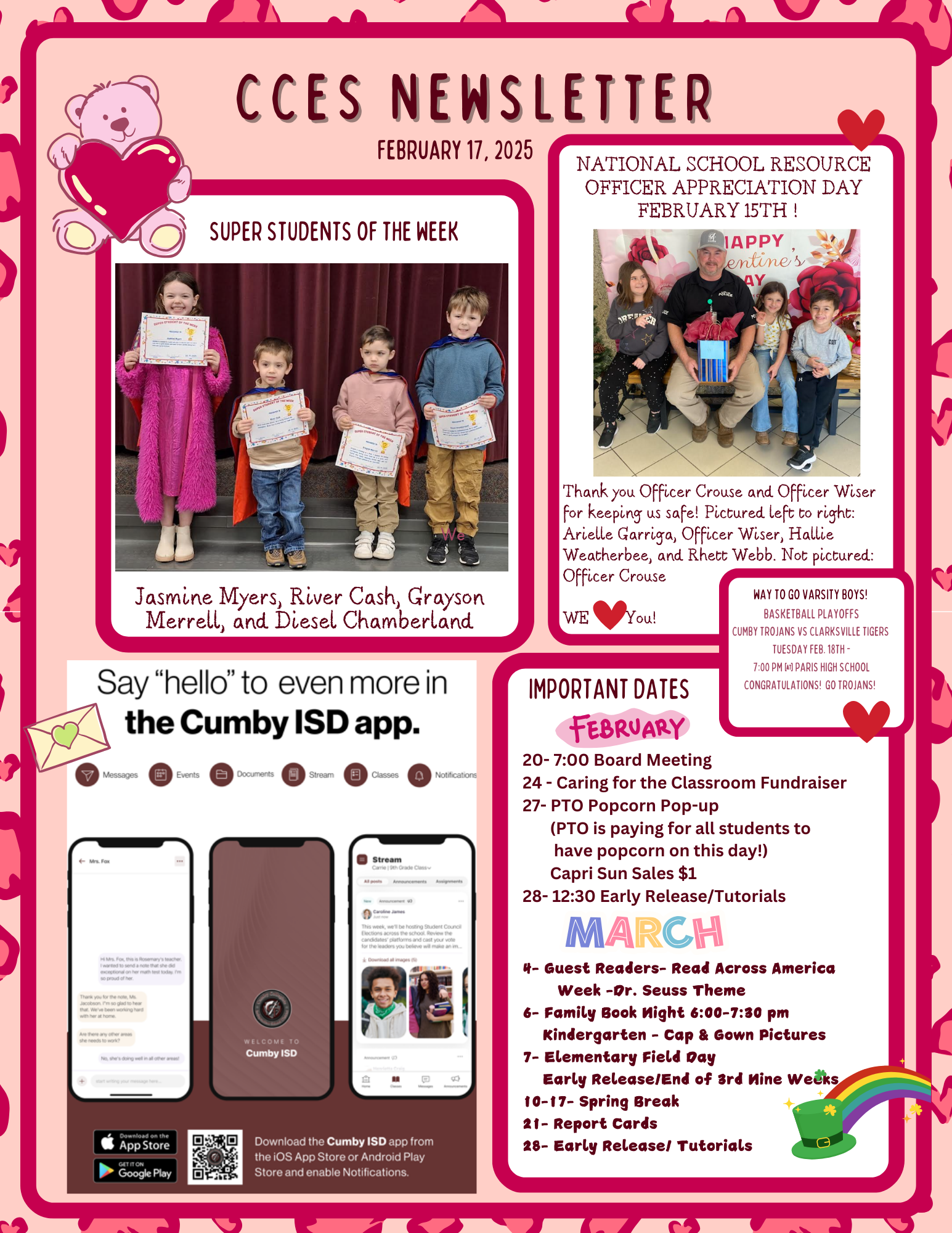 Elementary Weekly Newsletter 