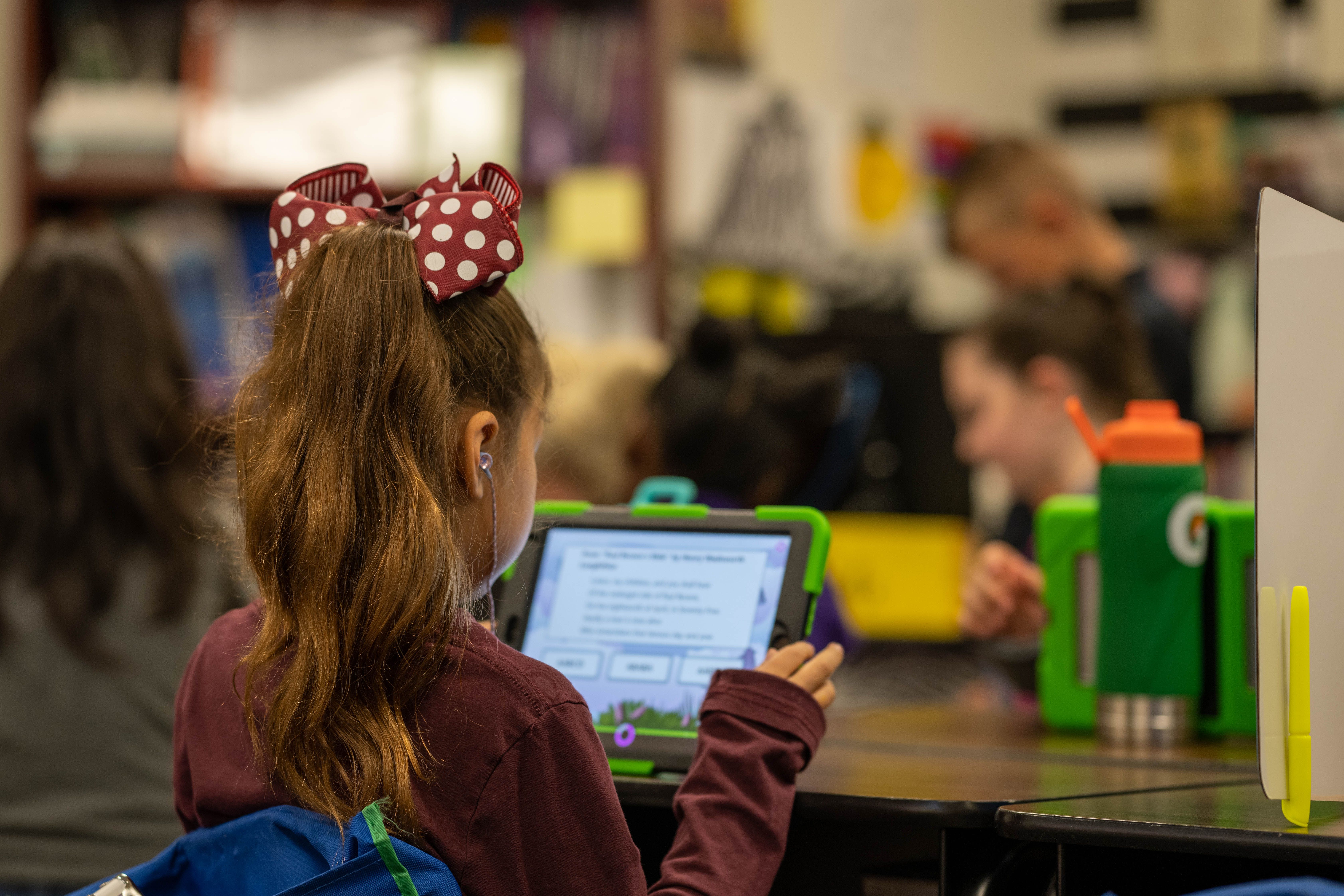 Child with iPad