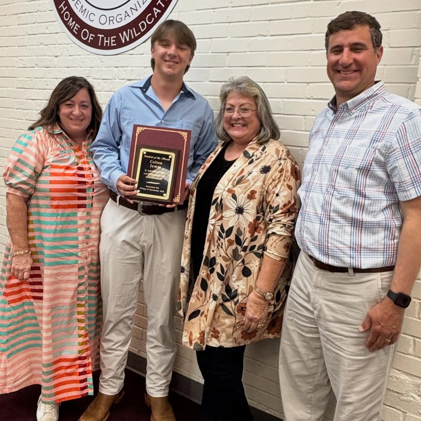 november student of the month colt james